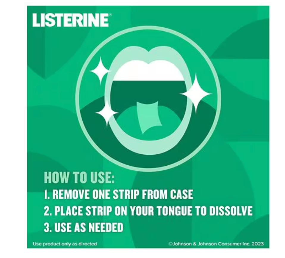 Listerine Fresh Burst PocketPaks 3PK