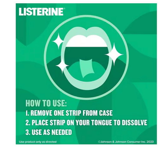 Listerine Fresh Burst PocketPaks 3PK