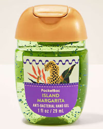 Hand sanitizing gel with a leopard design on a beige background. Purchase from americanbodycare.co.uk 
