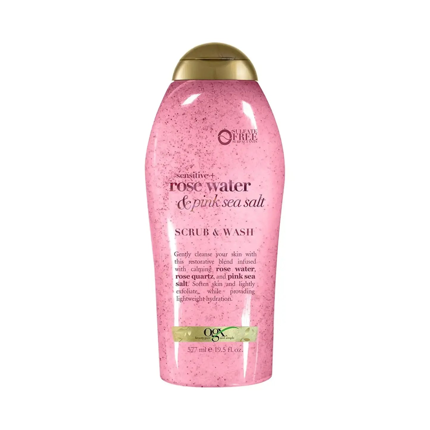 OGX Rose Water & Pink Sea Salt Scrub & Wash