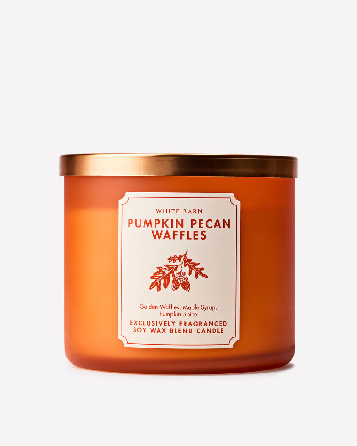 Bath & Body Works Pumpkin Pecan Waffles 3 Wick Candle