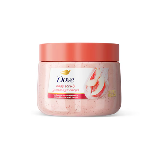 Dove White Peach & Crushed Rice Body Scrub