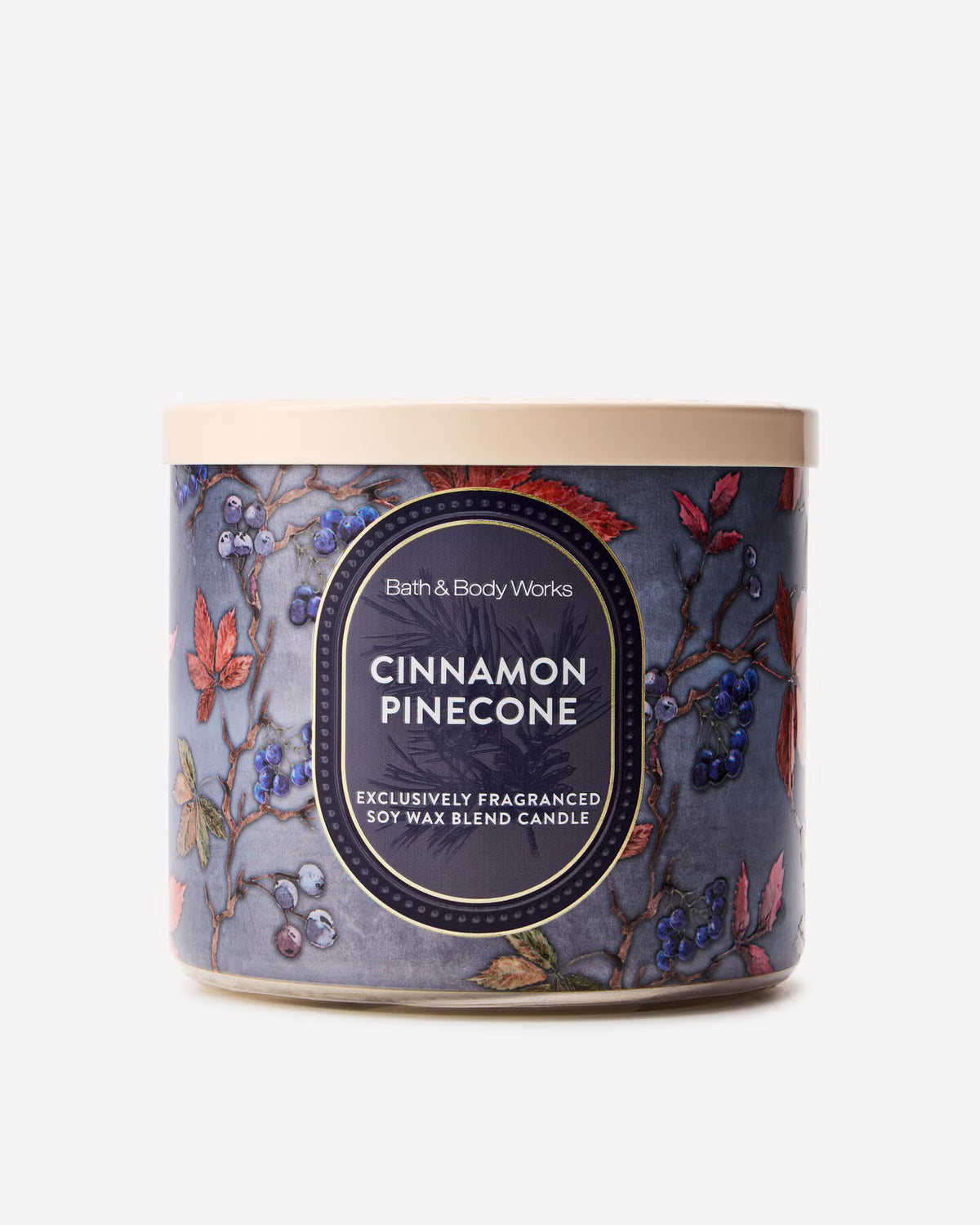 Bath & Body Works Cinnamon Pinecone 3 Wick Candle