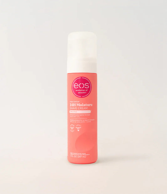 Coral bottle with white cap on a light gray background. purchase from americanbodycare.o.uk