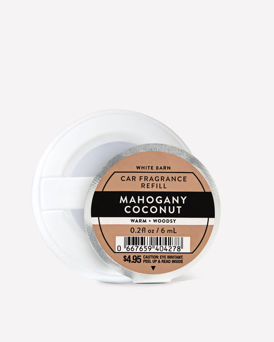Bath & Body Works Mahogany Coconut Car Fragrance Refill