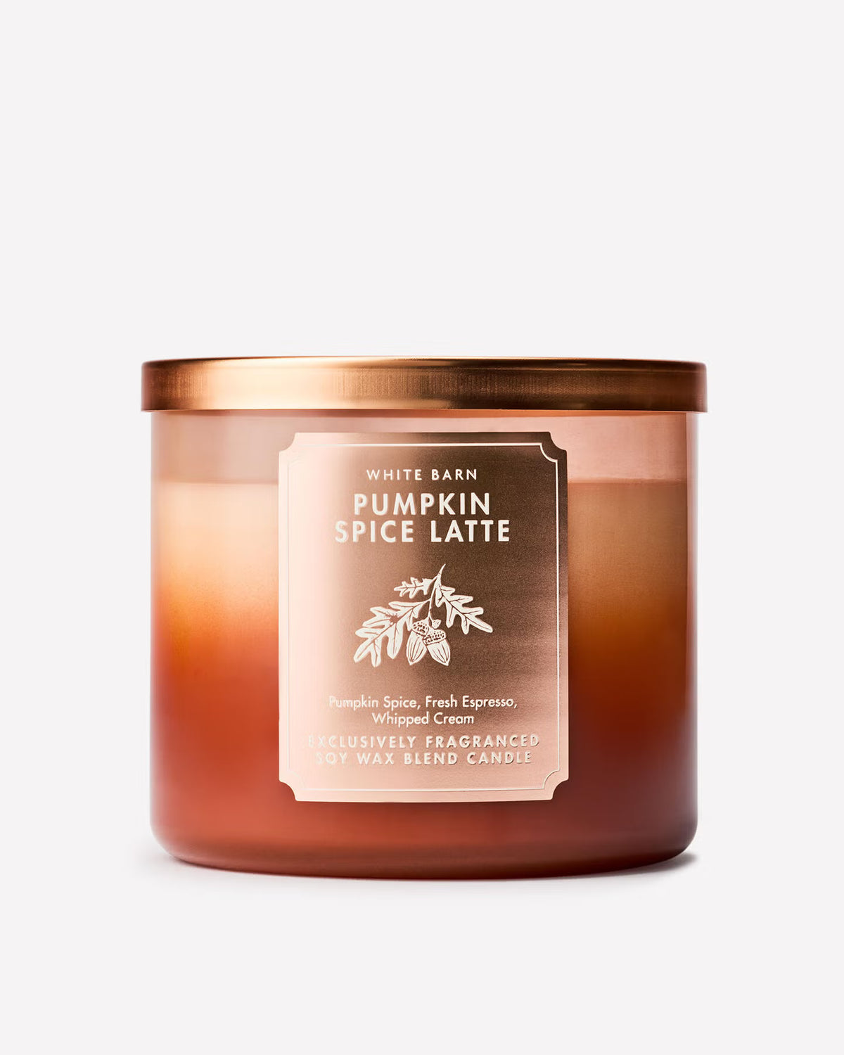 Bath & Body Works Pumpkin Spice Latte 3 Wick Candle