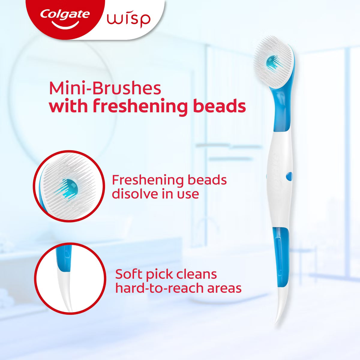 Colegate Wisp Mini Travel Toothbrushes