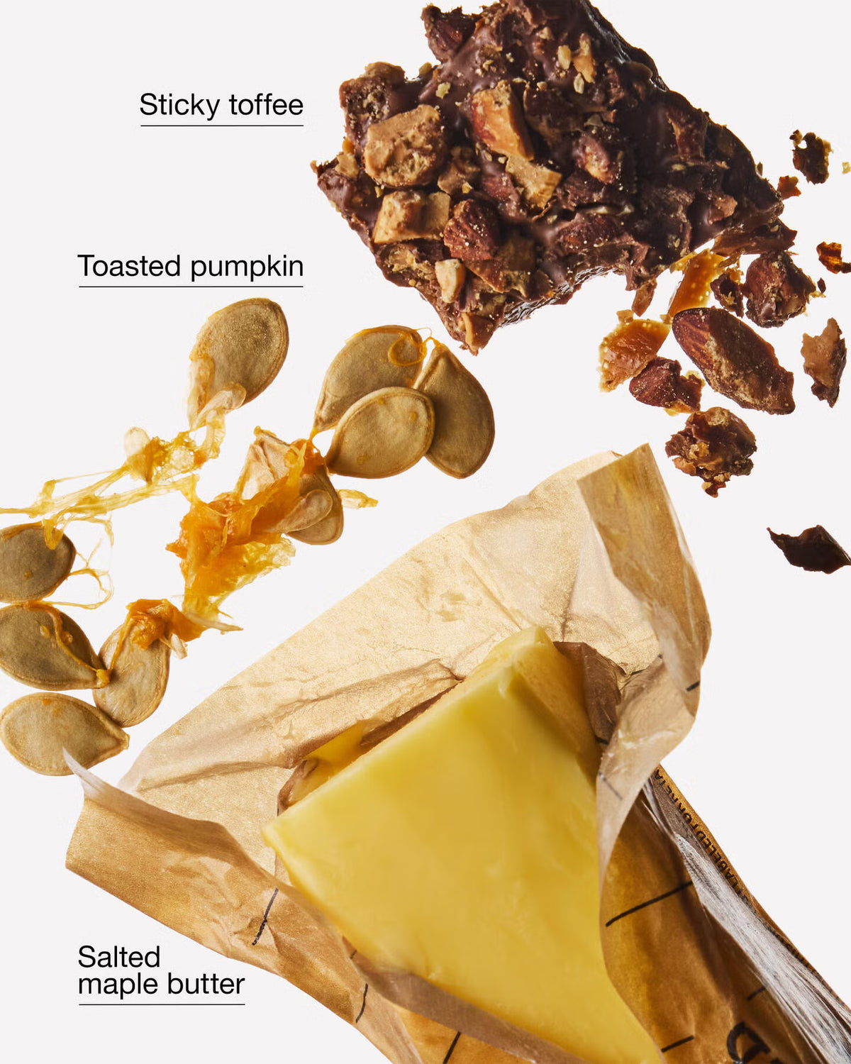 Bath & Body Works Pumpkin & Salted Toffee 3 Wick Candle